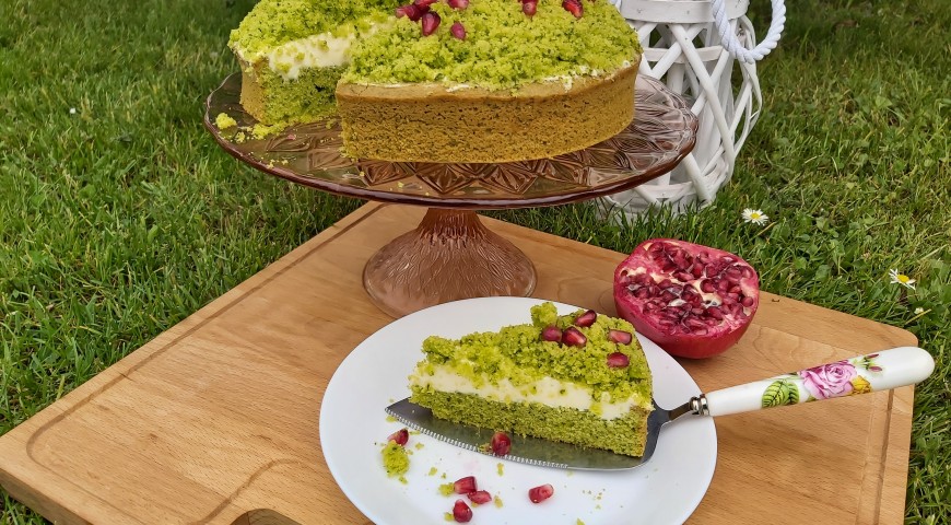 Zielone ciasto "Leśny mech"