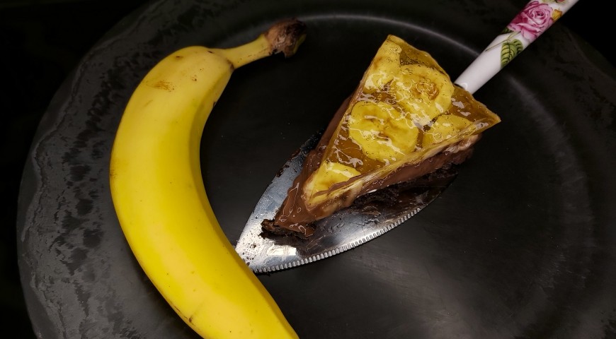 Deser czekoladowo-bananowy